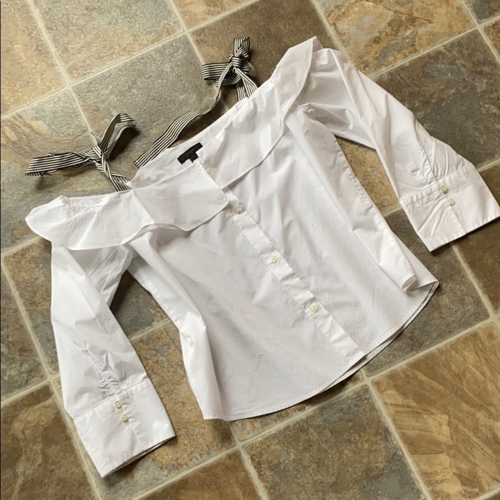 J Crew off the shoulder top